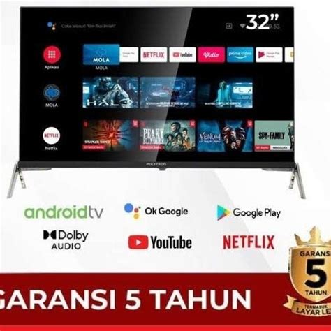 Jual Tv Polytron Smart Android Inch Pld Ag New Os Garansi