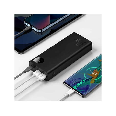 Baseus Adaman Metal Digital Display Fast Charge Power Bank 20000mAh 30W