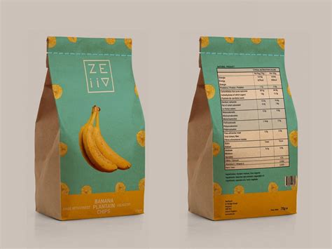 Banana Chips Packaging Design