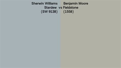 Sherwin Williams Stardew Sw Vs Benjamin Moore Fieldstone