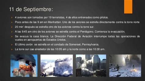 Atentados Del 11 De Septiembre Las Torres Gemelas