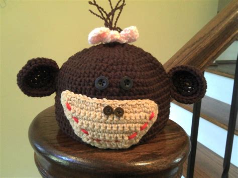 Infant Monkey Hatcreated By Danita Crochet Kids Hats Crochet