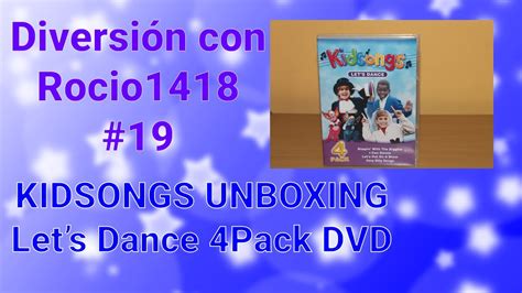 Kidsongs Unboxing Lets Dance 4pack Dvd Youtube