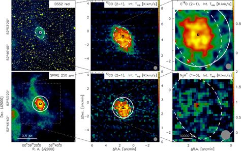 Fig A Observations Of Cb Digitized Sky Survey Dss Red Herschel