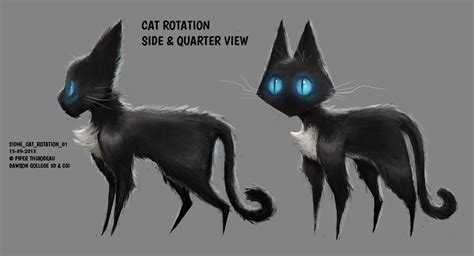 DAY 300. Sidhe - Cat Rotation 1 by Cryptid-Creations on DeviantArt