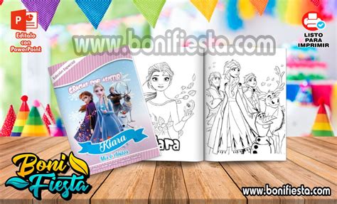 Librito Para Colorear Frozen 2 Boni Fiesta