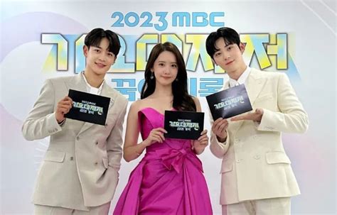 Paras Rupawan Trio Mc Mbc Gayo Daejejeon 2023 Yoona Hwang Min Hyun