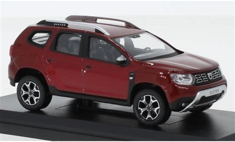 Miniature Dacia Duster Norev Metallise Rouge Voiture