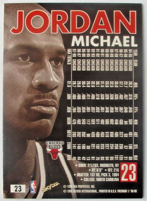 Skybox Premium Michael Jordan Hof Bulls Beauty Ebay