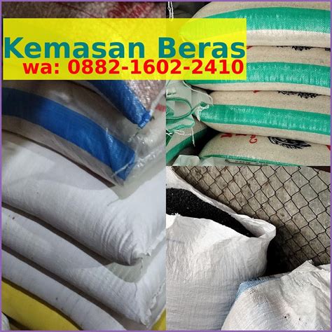 Ukuran Plastik Beras Kg Wa Harga Kemasan Beras