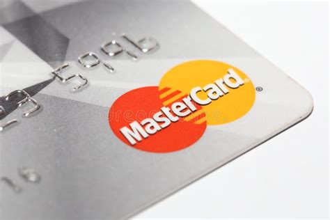 Mastercard Logo On Credit Card Editorial Photography Image Of Yellow