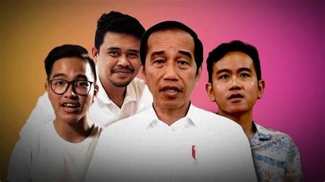 Politik Dinasti Pengamat Tunjukkan Keluarga Jokowi Terbius Kekuasaan