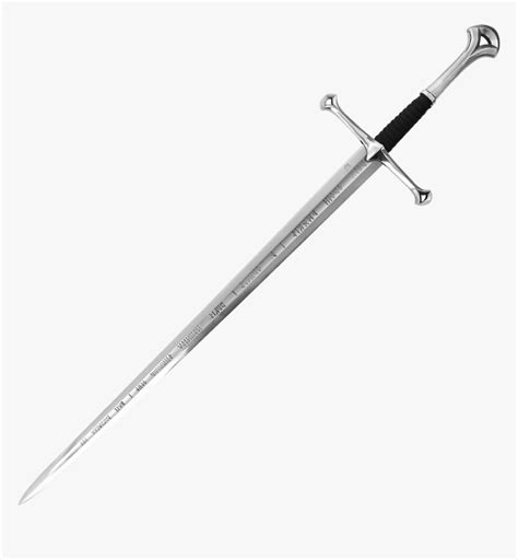 Anduril With Scabbard - Knights Of Templar Sword, HD Png Download , Transparent Png Image - PNGitem