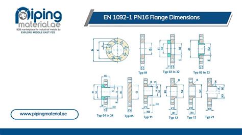 En Flange En Type Pn Pn Pn Pn Dimension