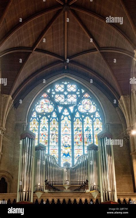 France Paris The American Cathedral Stock Photo Alamy