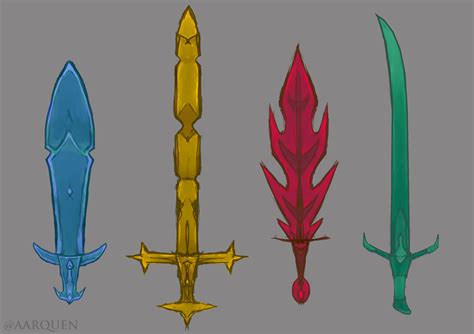 Elemental Swords Rconceptart