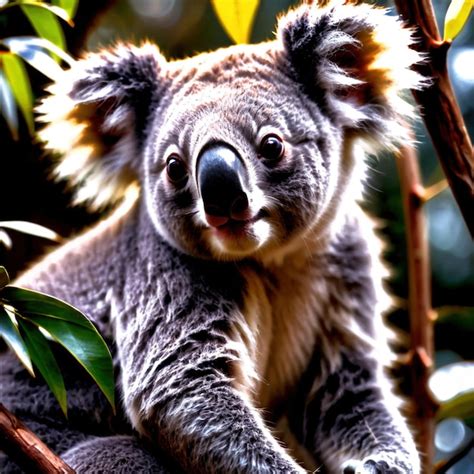 Premium Photo Koala Wild Animal Living In Nature Part Of Ecosystem