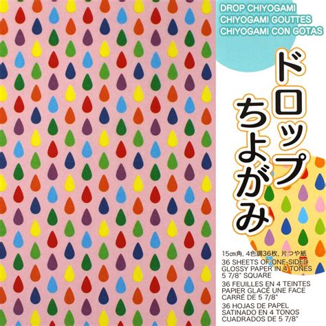 Origami Papier Drop Chiyogami Cm Blatt