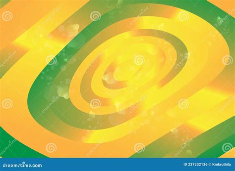 Abstract Orange Yellow And Green Gradient Background Illustration