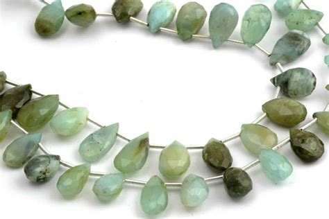 Blue Opal Pear Faceted Beads ZEVER