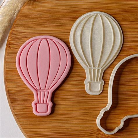 Hot Air Balloon Cookie Cutter And Fondant Embosser Etsy UK