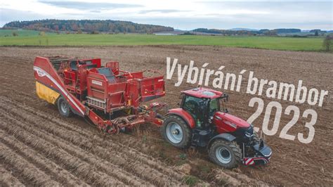 Vybírání průmyslových brambor 2023 CASE IH puma 200 CVX AFS Connect