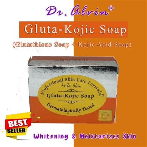 Original Dr Alvin Gluta Kojic Whitening Soap G Legit