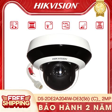 Camera IP Speed dome cao cấp ngoài trời PTZ Hikvision DS 2DE2A204IW DE3