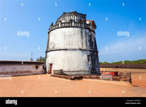 Fort Aguada And Its Lighthouse Is A Portuguese Fort Standing On