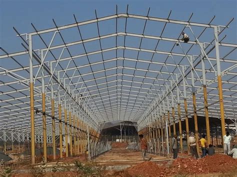 Panel Build Mild Steel Industrial Fabricated Shade At Rs 180sq Ft In