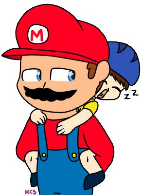 SML Mario and Jeffy by kittycatsun on DeviantArt