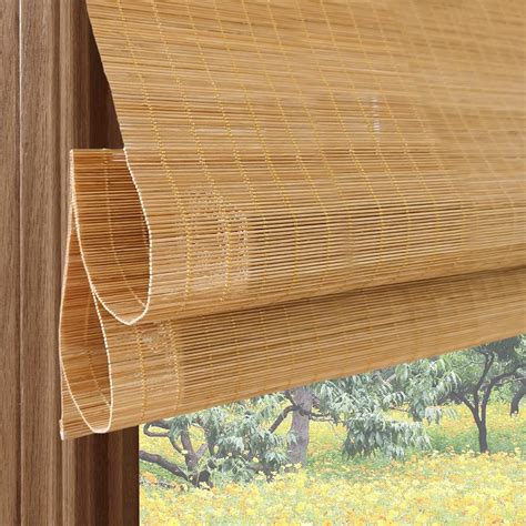 Amazon Cordless Blackout Bamboo Window Shades Outdoor Cordless