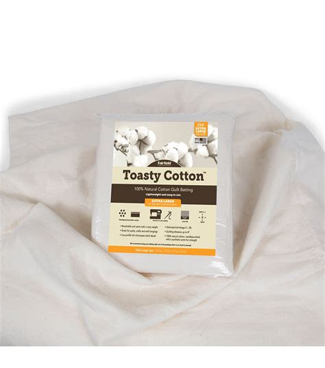 Fairfield Toasty Cotton Batting King