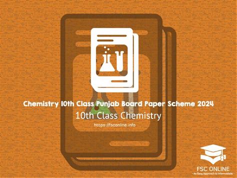 Chemistry 10th Class Punjab Board Paper Scheme 2024