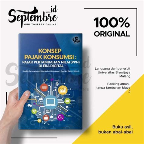 Jual Buku Original Konsep Pajak Konsumsi Pajak Pertambahan Nilai PPN