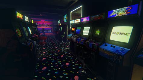 Anime Arcade Background