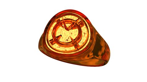 Orange lantern Ring by silvercatfan on DeviantArt