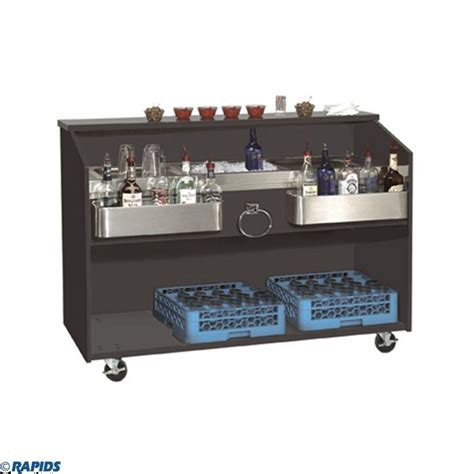 Advance Tabco D B Portable Bar With Stainless Steel Worktop