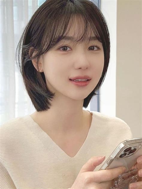 Korean See Through Bangs Wispy Bangs For Bob Chic Short Hair Short