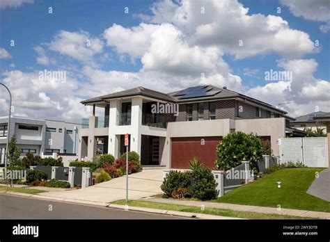 Solar Panels On New Housing Estate Hi Res Stock Photography And Images