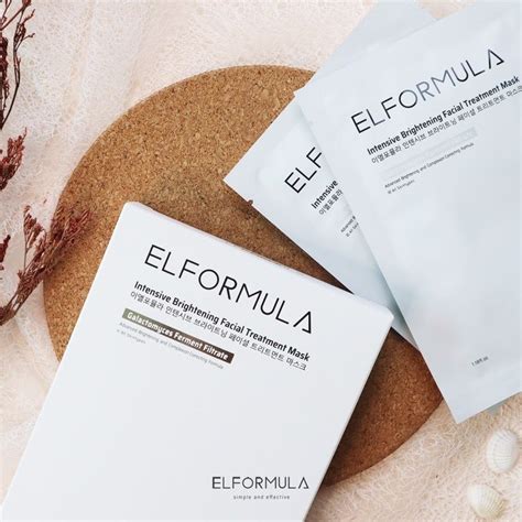 Jual New Elformula Intensive Brightening Facial Treatment Mask