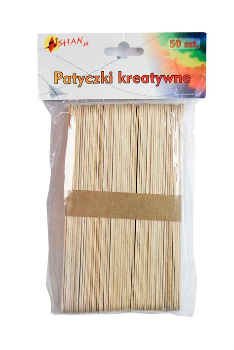 Patyczki Kreatywne Drewniane Naturalne 15 Cm 50 S 9907436217 Allegro Pl