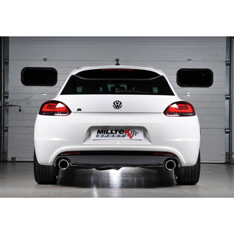 VW Scirocco 2 0TFSi GT Milltek Sport 3 Cat Back Non Resonated 2x 100