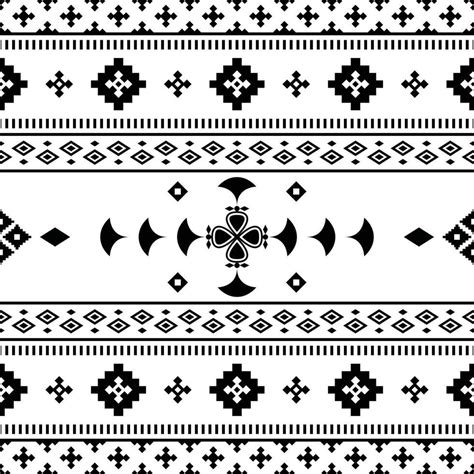 Ethnic geometric abstract. Seamless Native American pattern design for ...