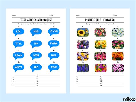 Printable Picture Quiz Bundle 10 Fun Quizzes In 1 Picture Round Quiz