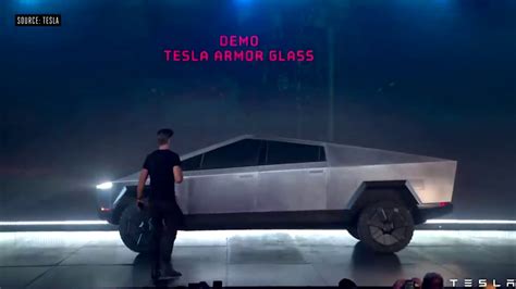 Tesla Cybertruck Glass Failed Youtube