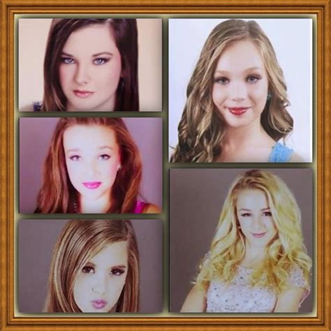 On Bottom Is Kenzie Next Is Kendall Then Its Brooke On 2nd To Top