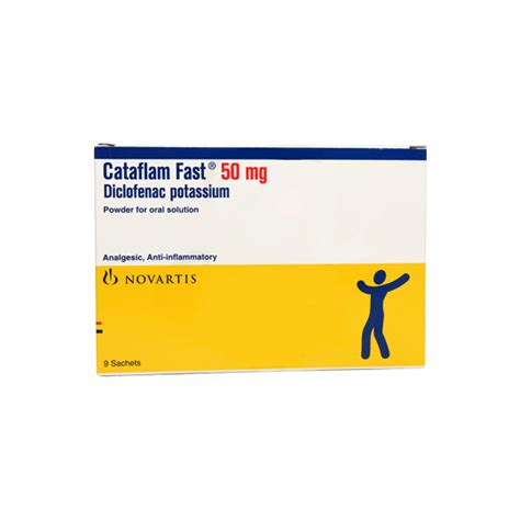 Cataflam Fast Powder 50 Mg 9 Sachet Kegunaan Efek Samping Dosis Dan