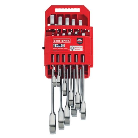 CRAFTSMAN 11-Piece Set Metric Ratchet Wrench CMMT87021 at Lowes.com