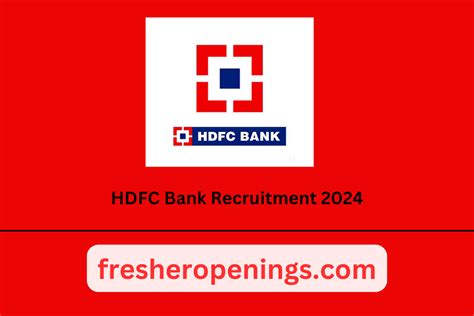 Hdfc Bank Recruitment 2024 2025 Hiring Experienced Salary Inr 6 Lpa